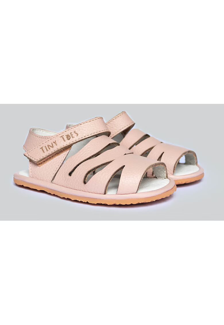 TINY TOES Sandale Barefoot din piele naturala - Taylla - Roz - Roz