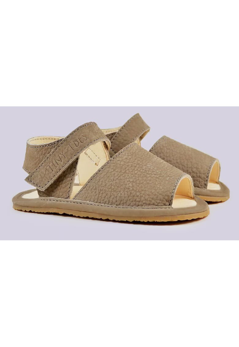 TINY TOES Sandale Barefoot din piele naturala - Zadeis - Maro - Maro