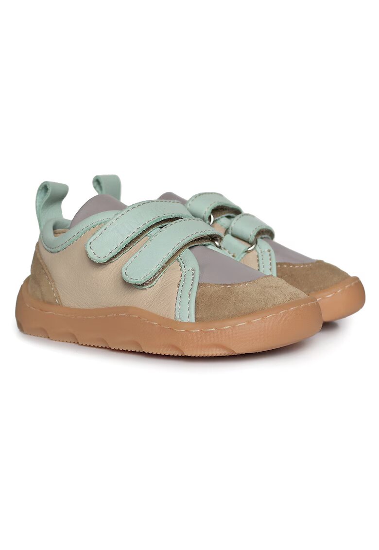 TINY TOES Tenisi barefoot din piele - Saga - Multicolor - Multicolor
