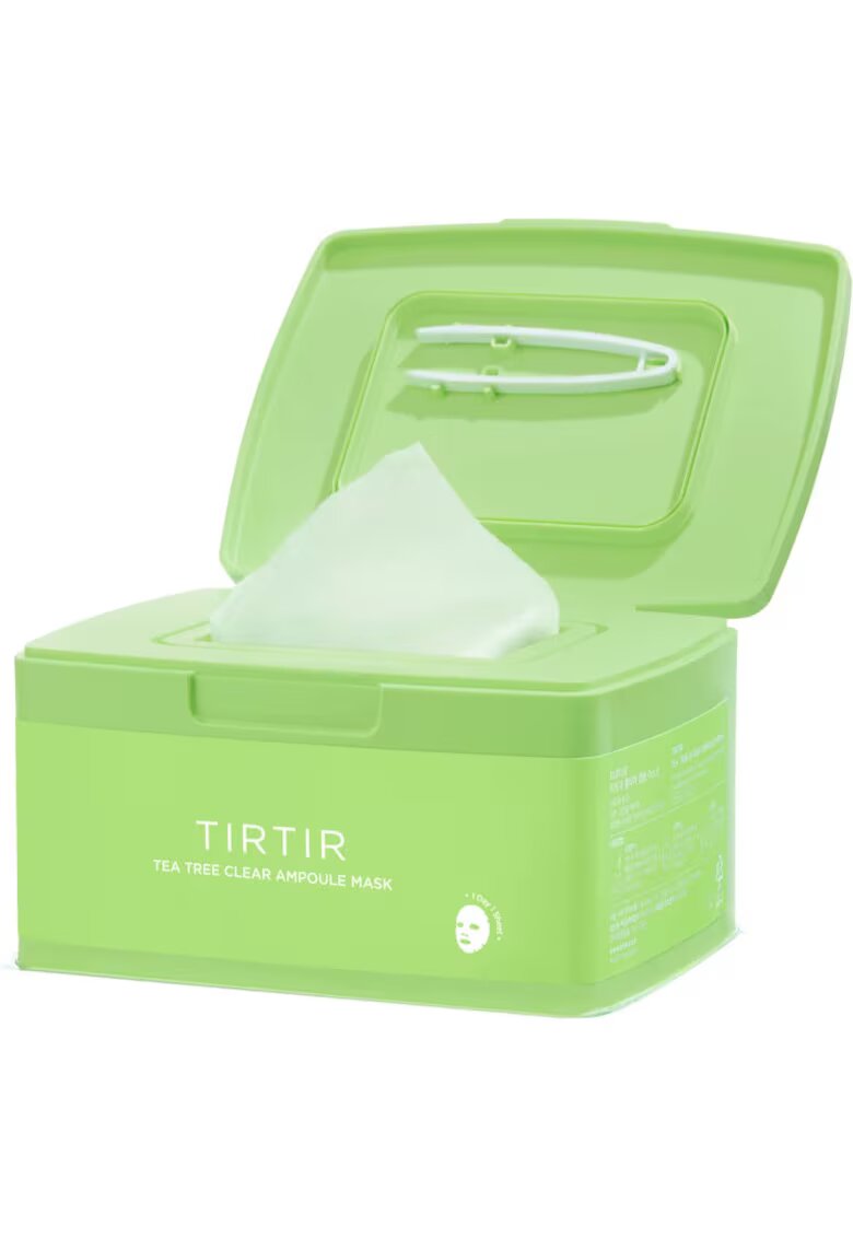 Tirtir Masca pentru ten Ampoule Mask Tea Tree Clear - 30 bucati - hidratanta - pentru piele sensibila