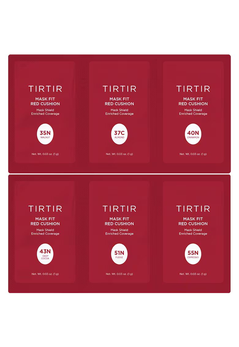 Tirtir Mask Fit Red Cushion kit 6 culori 35N-55N
