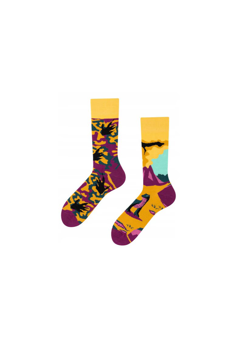 Todo Socks Sosete unisex bumbac Jurassic