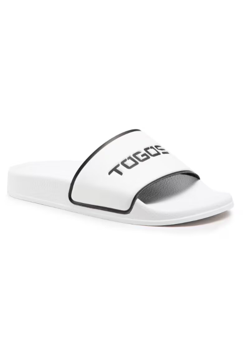 Togoshi Papuci flip-flop dama - Textil - Alb - Alb