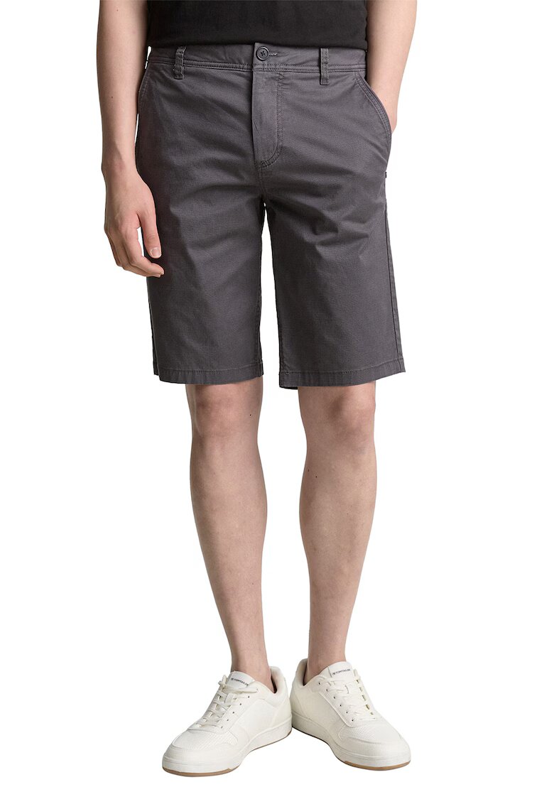 Tom Tailor Bermude chino slim fit - Gri antracit