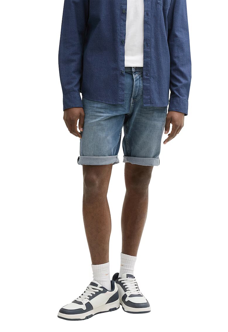 Tom Tailor Bermude din denim - Albastru prafuit