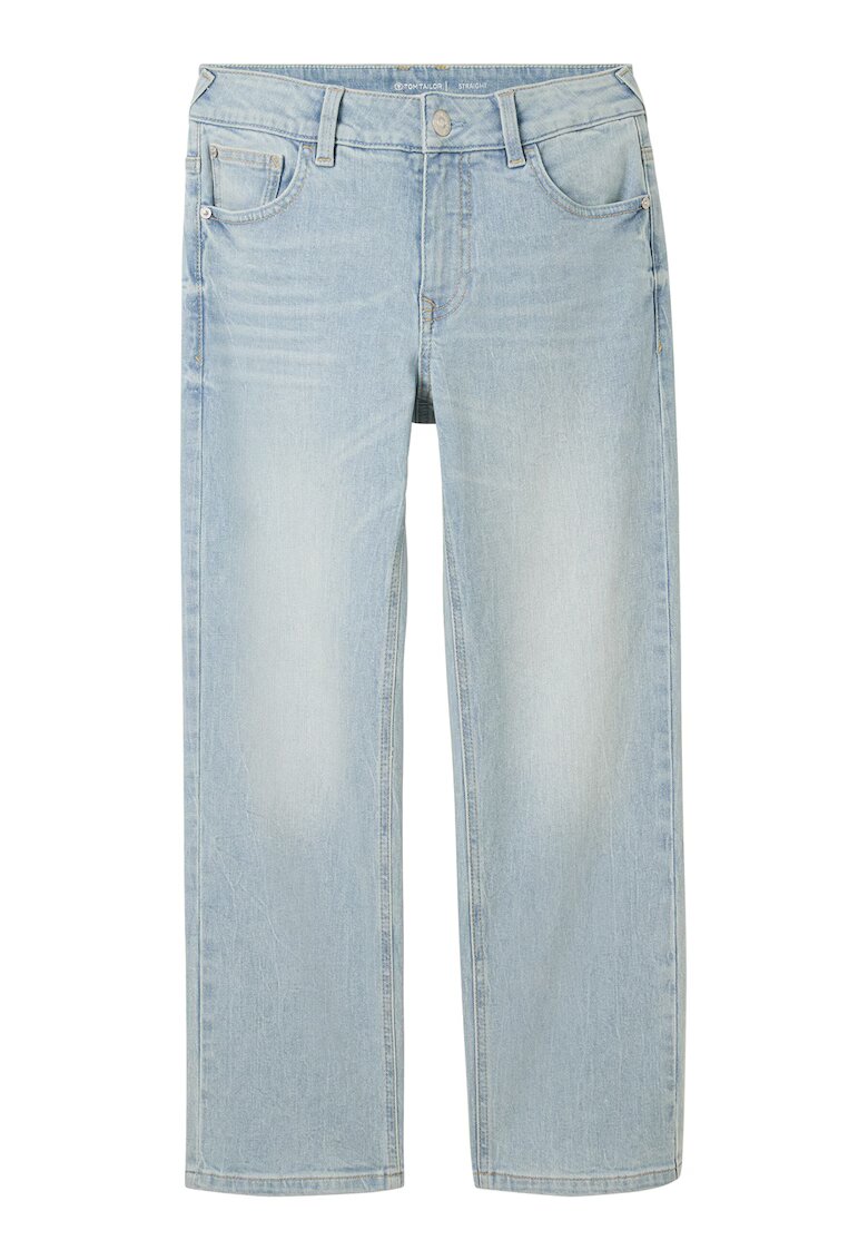 Tom Tailor Blugi drepti cu 5 buzunare - Albastru pastel