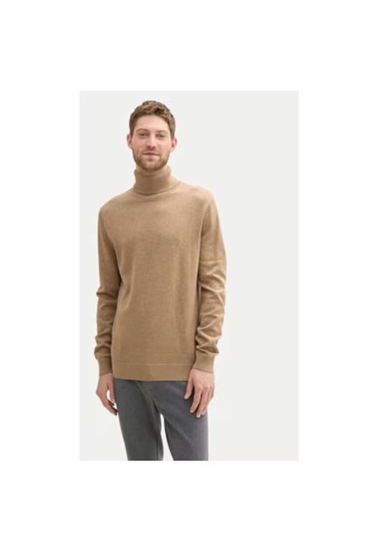 Tom Tailor Bluza barbati - 304210716 - Bumbac - Bej - Bej