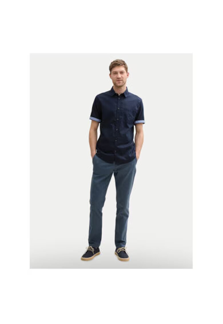 Tom Tailor Camasa barbati 1045098 - In/Bumbac - Bleumarin - Bleumarin