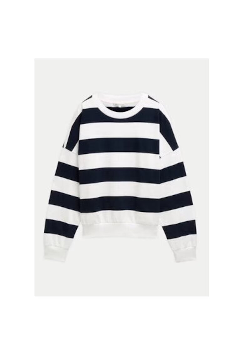 Tom Tailor Denim Bluza dama - 304817168 - Bumbac organic/Bumbac - Albastru - Albastru