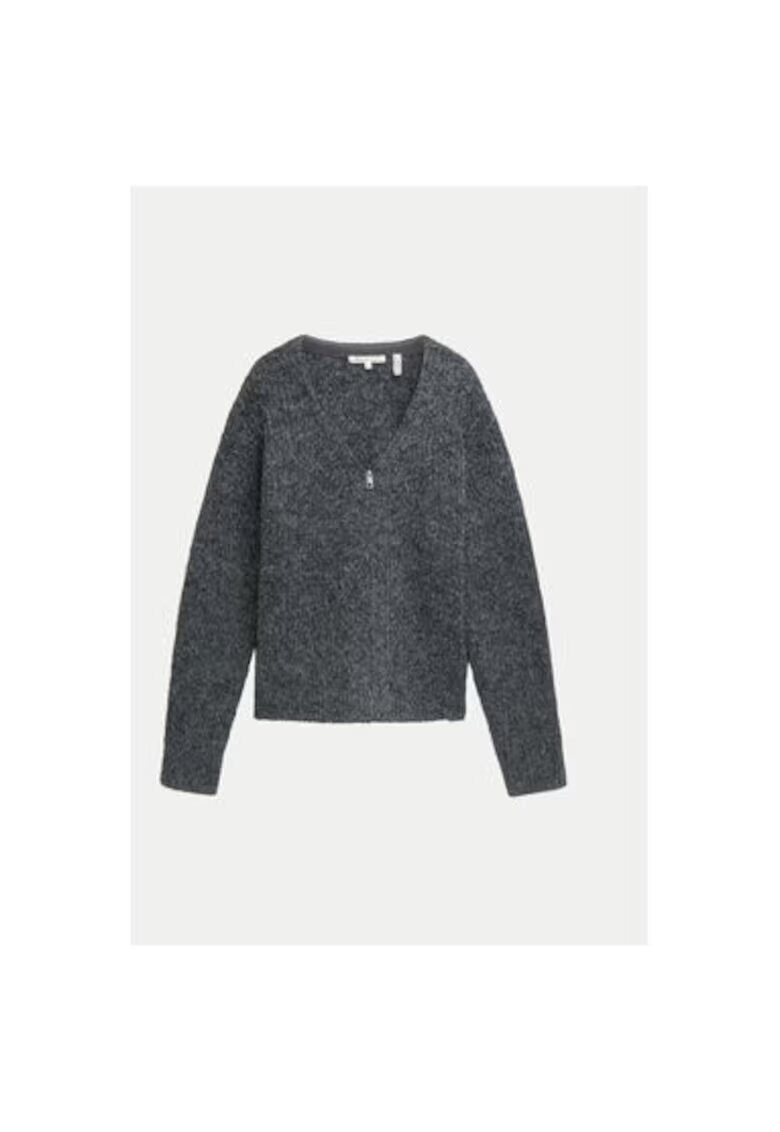 Tom Tailor Denim Cardigan dama - 304546761 - Poliester/Poliamida - Gri - Gri