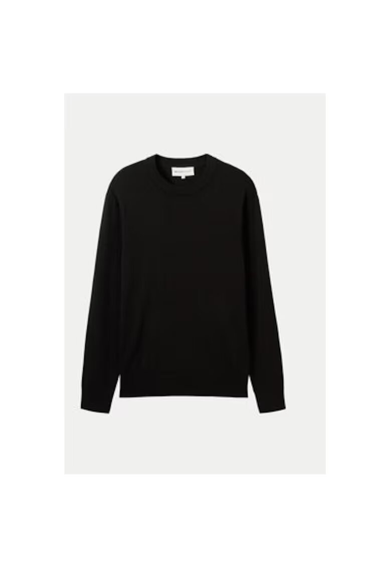 Tom Tailor Denim Pulover barbati - 304210754 - Bumbac - Negru - Negru