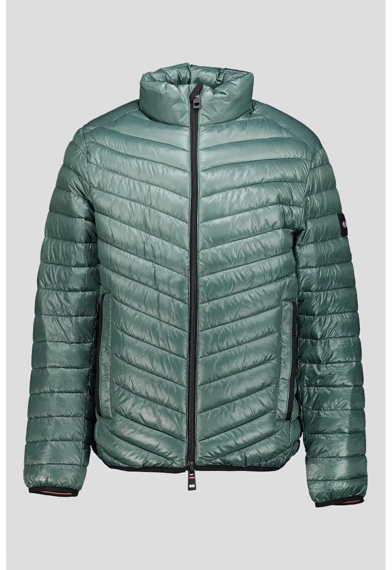 Tom Tailor Jacheta cu fermoar si guler mediu - Verde aquamarin