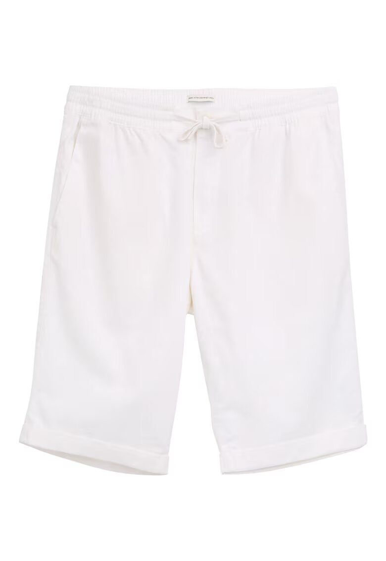 Tom Tailor Pantaloni scurti barbati 1044715 - In/Bumbac - Alb - Alb