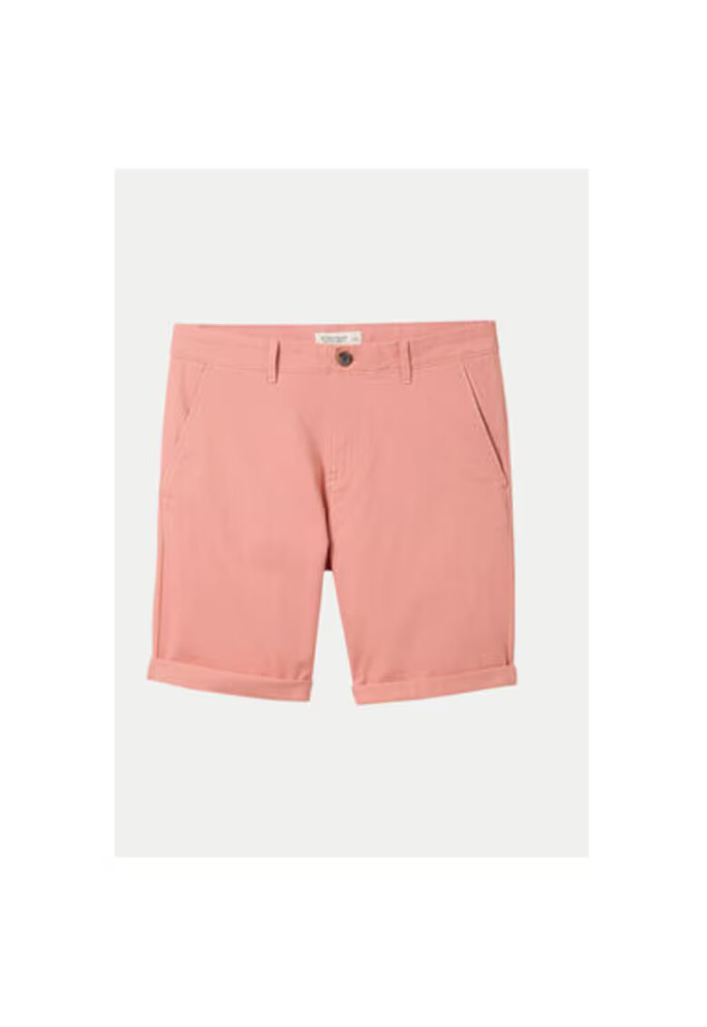 Tom Tailor Pantaloni scurti barbati - 303546502 - Bumbac - Roz - Roz