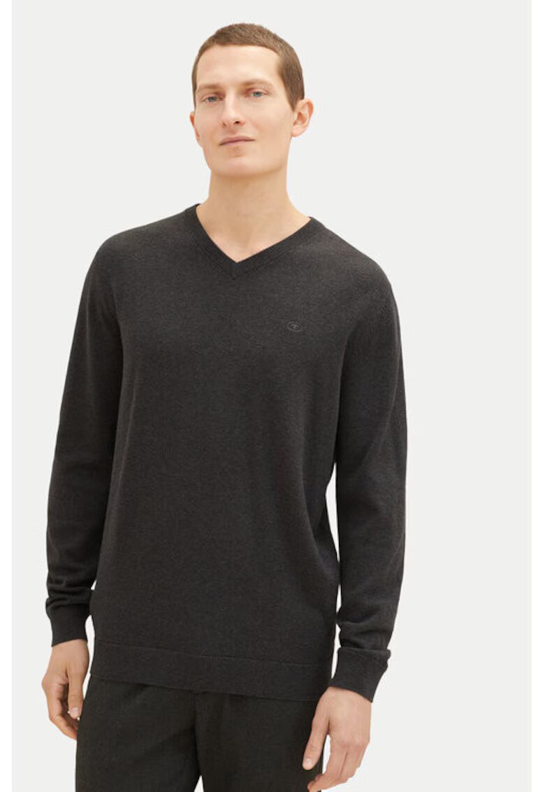 Tom Tailor Pulover barbati - 304210280 - Bumbac - Gri - Gri