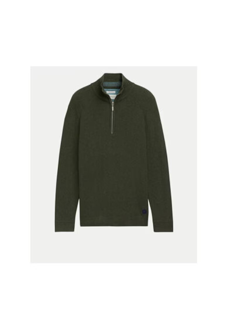 Tom Tailor Pulover barbati - 304210679 - Bumbac - Verde - Verde