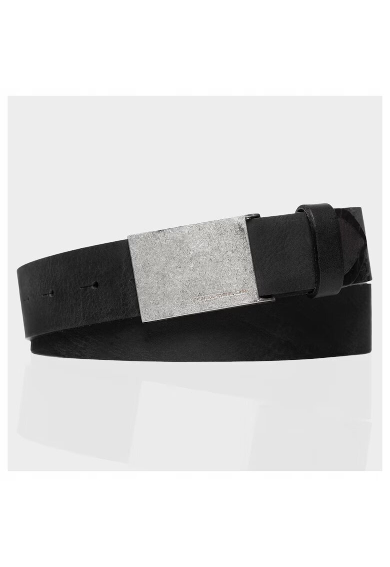 Tom Tailor Purtator barbati - piele naturala - negru - 95 cm
