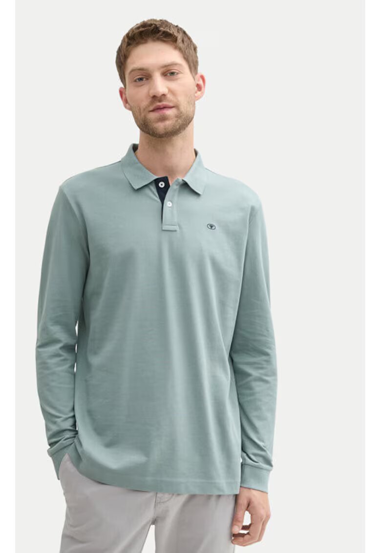 Tom Tailor Tricou barbati - 304210846 - Bumbac - Verde - Verde