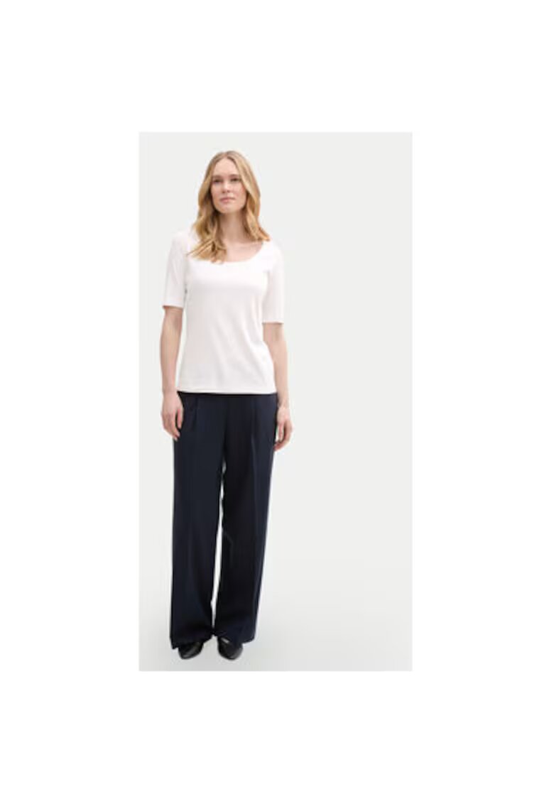 Tom Tailor Tricou dama - 304816987 - Bumbac organic - Alb - Alb