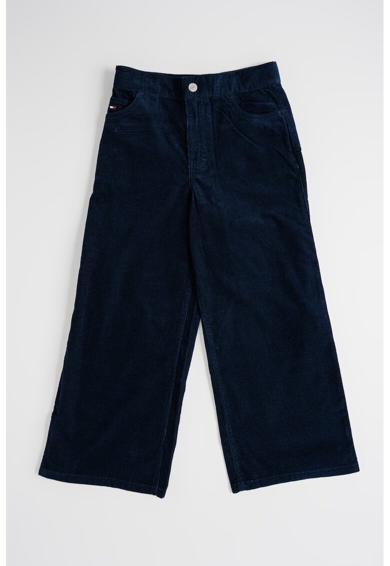 Tommy Hilfiger Blugi ampli cu talie inalta - Albastru ultramarin