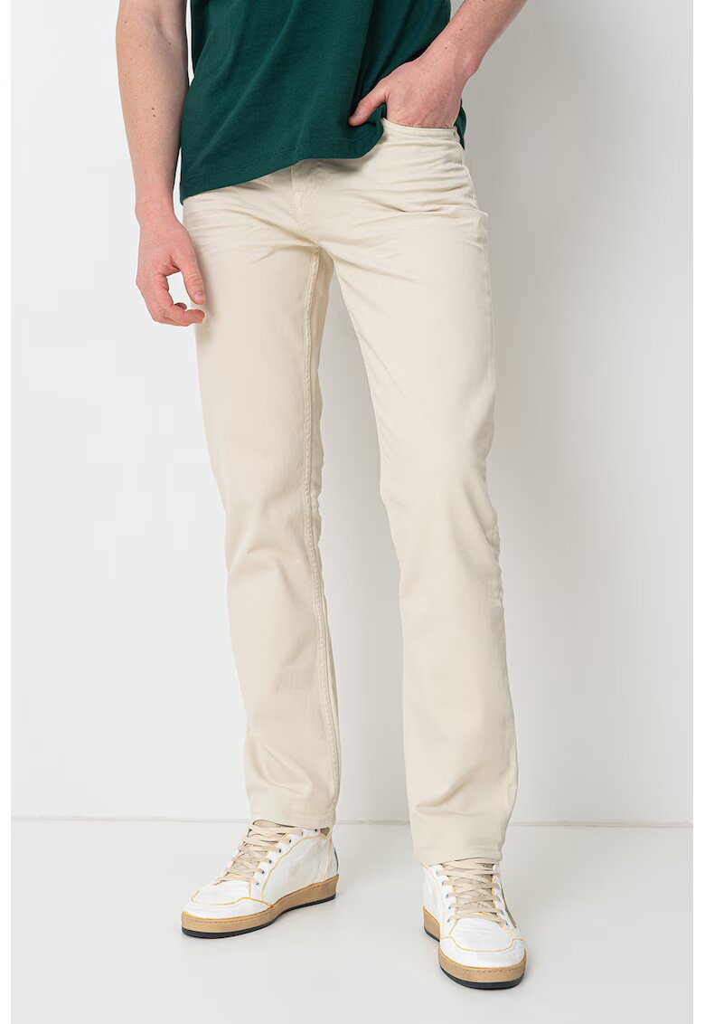 Tommy Hilfiger Blugi drepti Denton - Alb fildes
