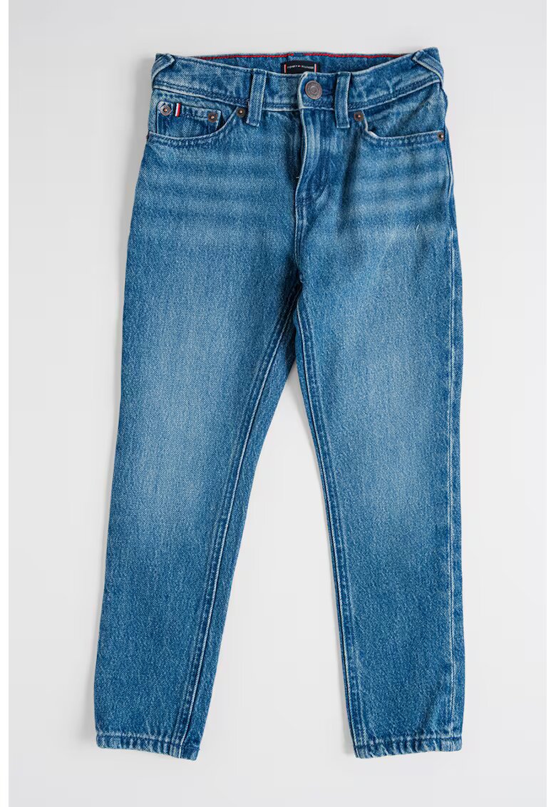 Tommy Hilfiger Blugi regular fit cu 5 buzunare - Albastru inchis