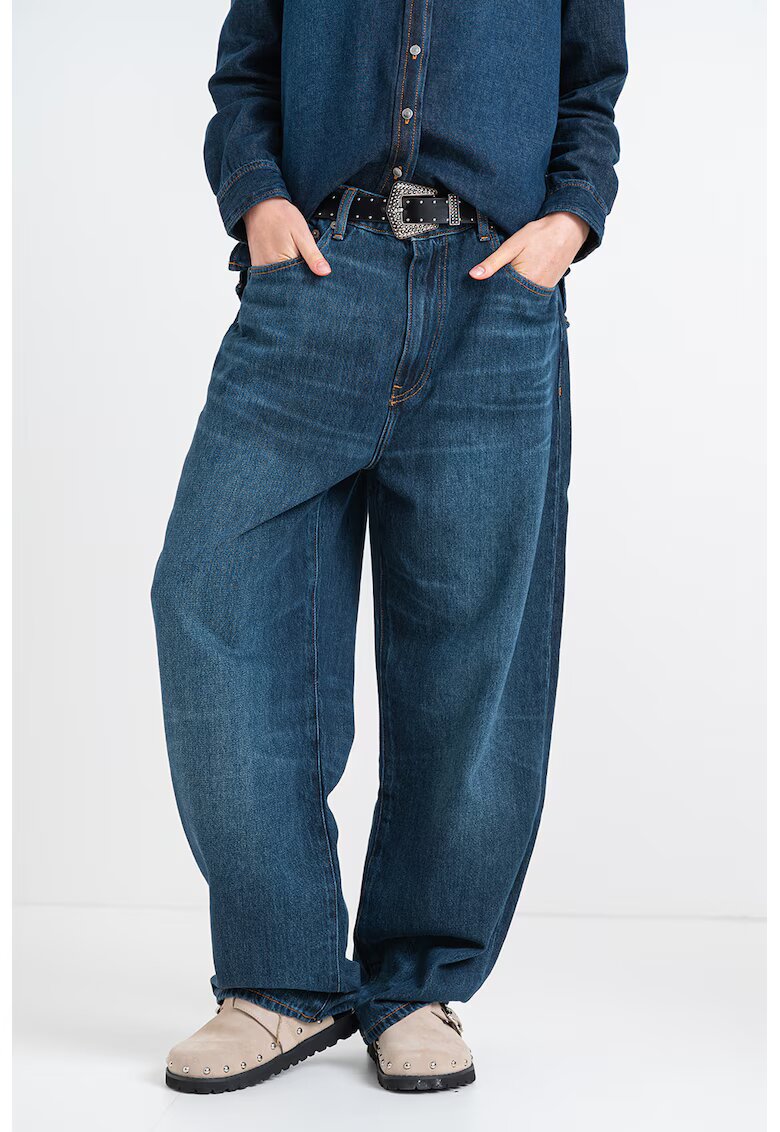 Tommy Hilfiger Blugi relaxed fit Barrel - Albastru inchis
