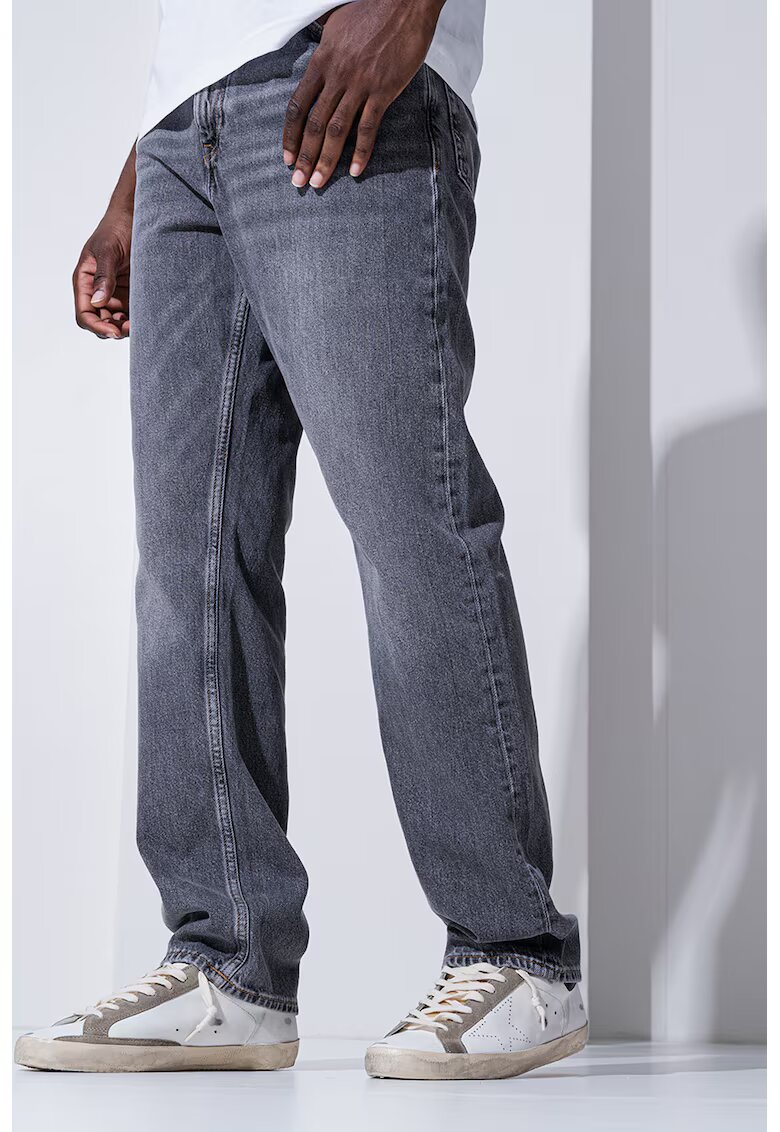 Tommy Hilfiger Blugi relaxed-fit din denim - Negru stins