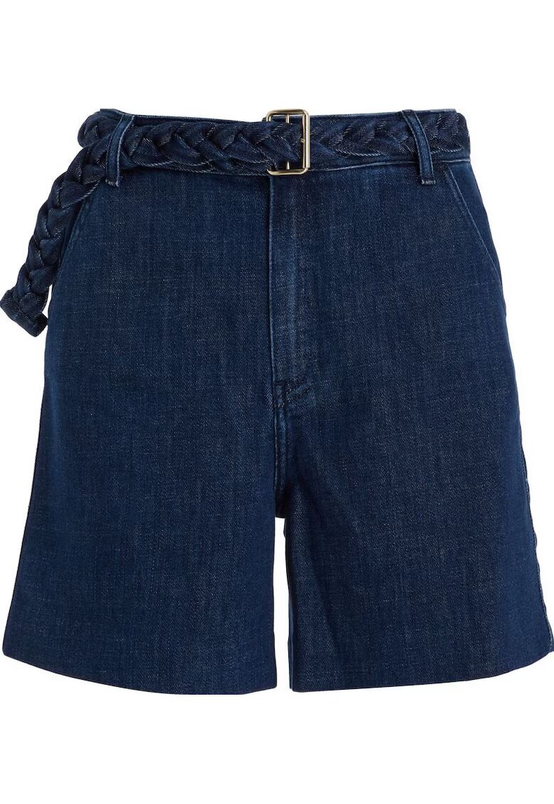 Tommy Hilfiger Blugi scurti cu curea impletita -