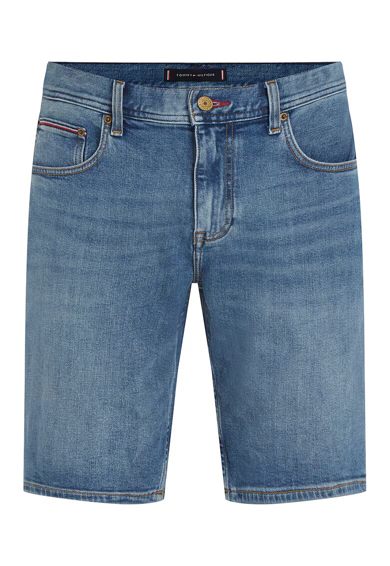 Tommy Hilfiger Blugi scurti cu detaliu logo - Albastru