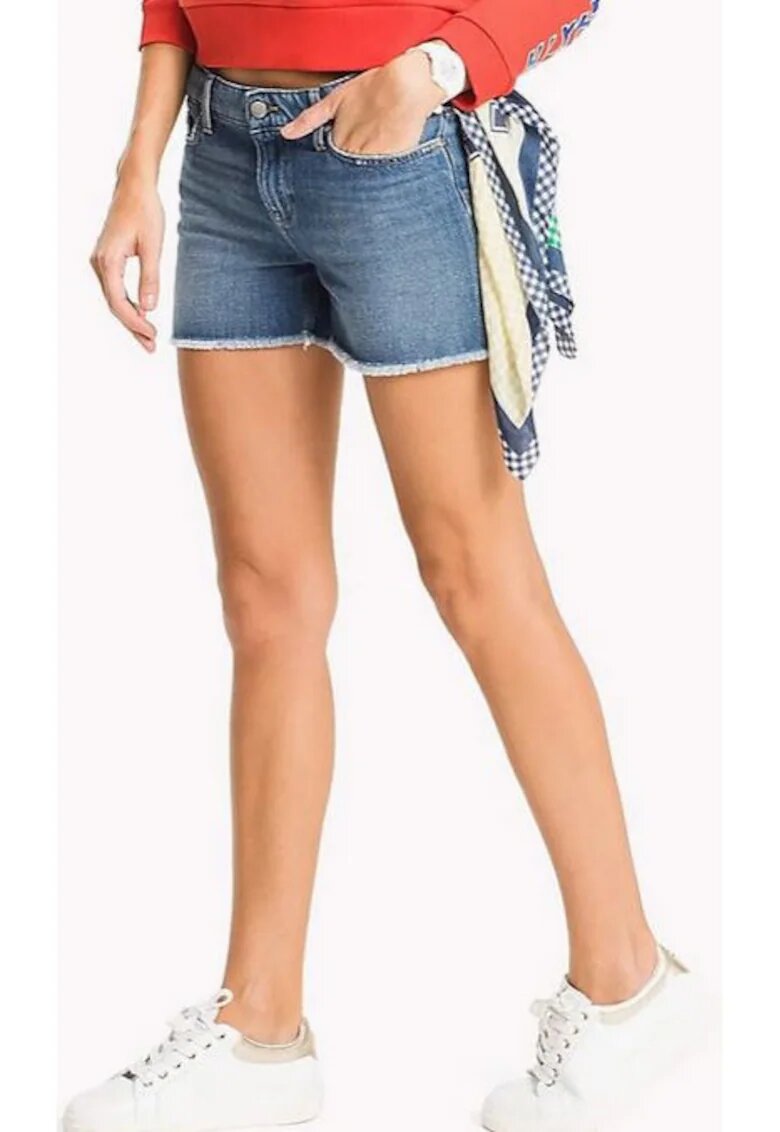 Tommy Hilfiger Blugi scurti cu talie medie - 27