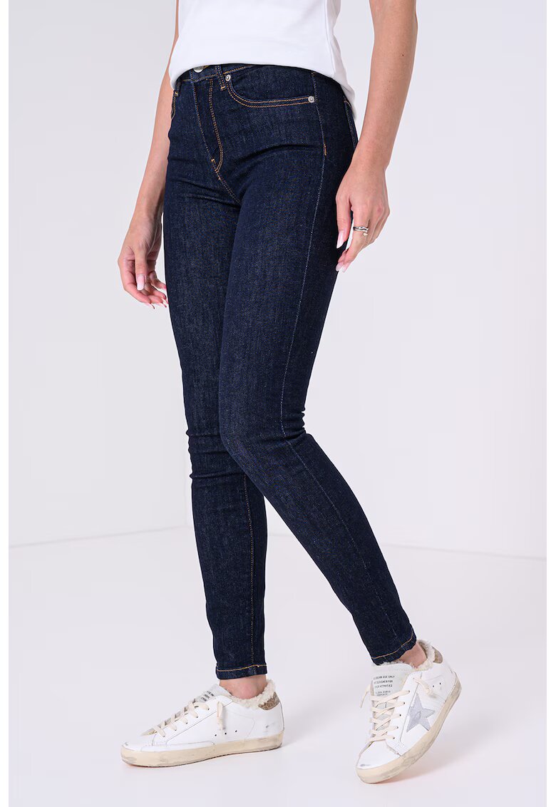 Tommy Hilfiger Blugi skinny cu talie medie Como - Albastru ultramarin
