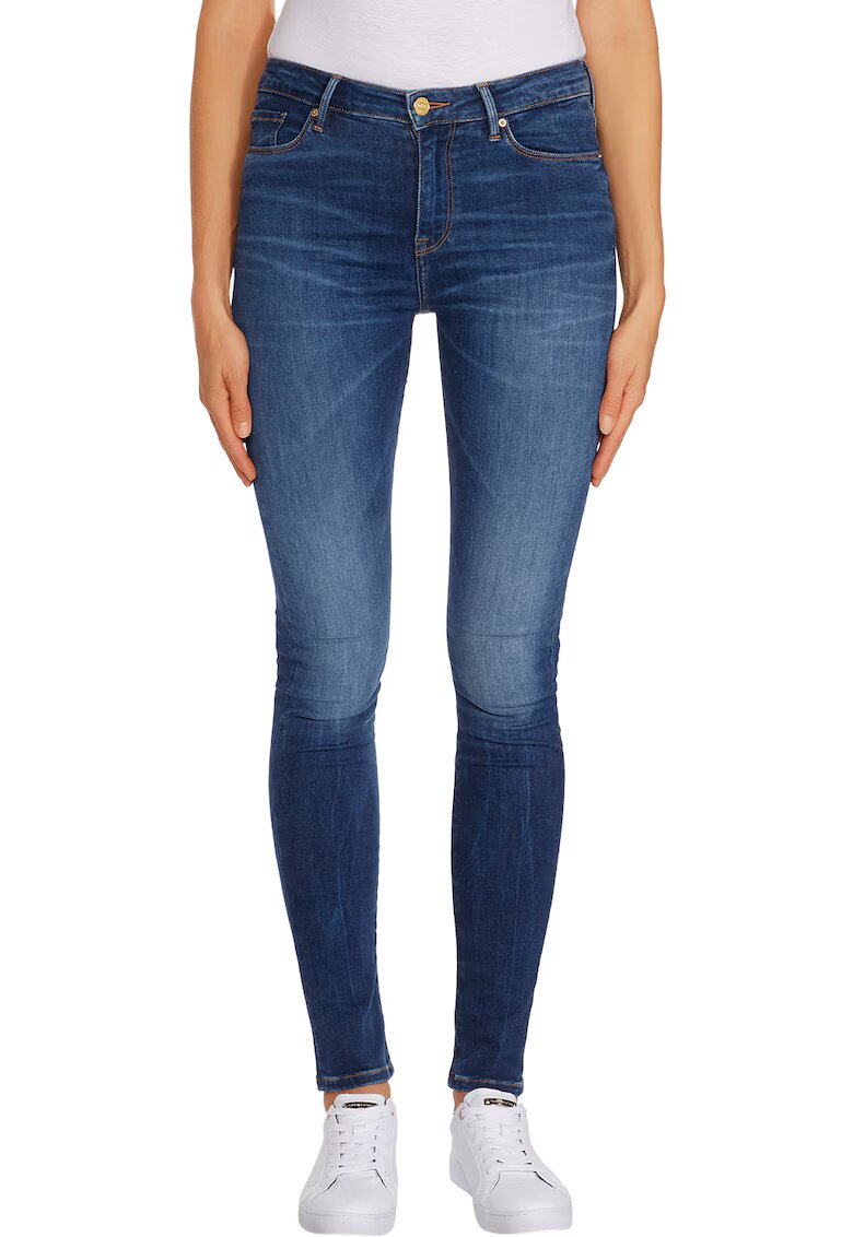 Tommy Hilfiger Blugi skinny fit cu 5 buzunare - Albastru inchis