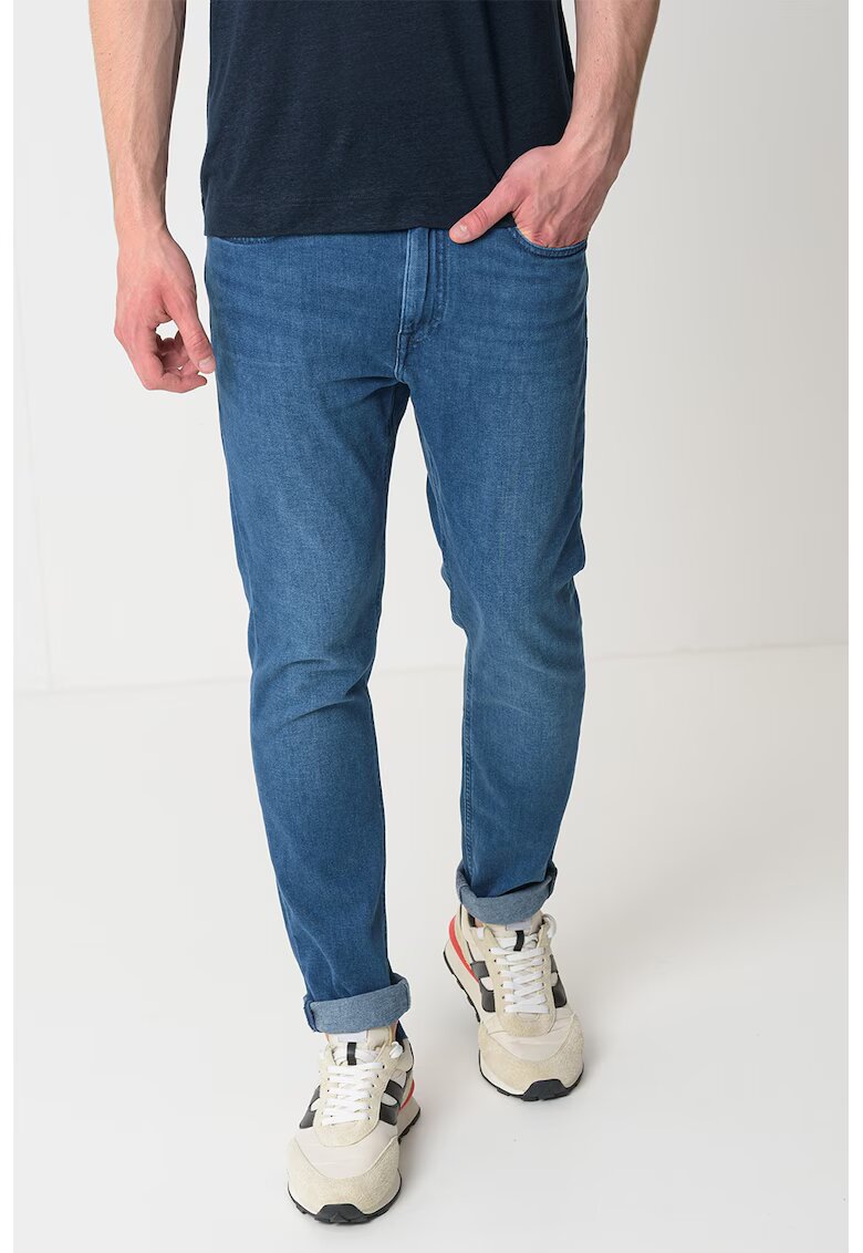 Tommy Hilfiger Blugi slim fit Bleecker - Albastru inchis