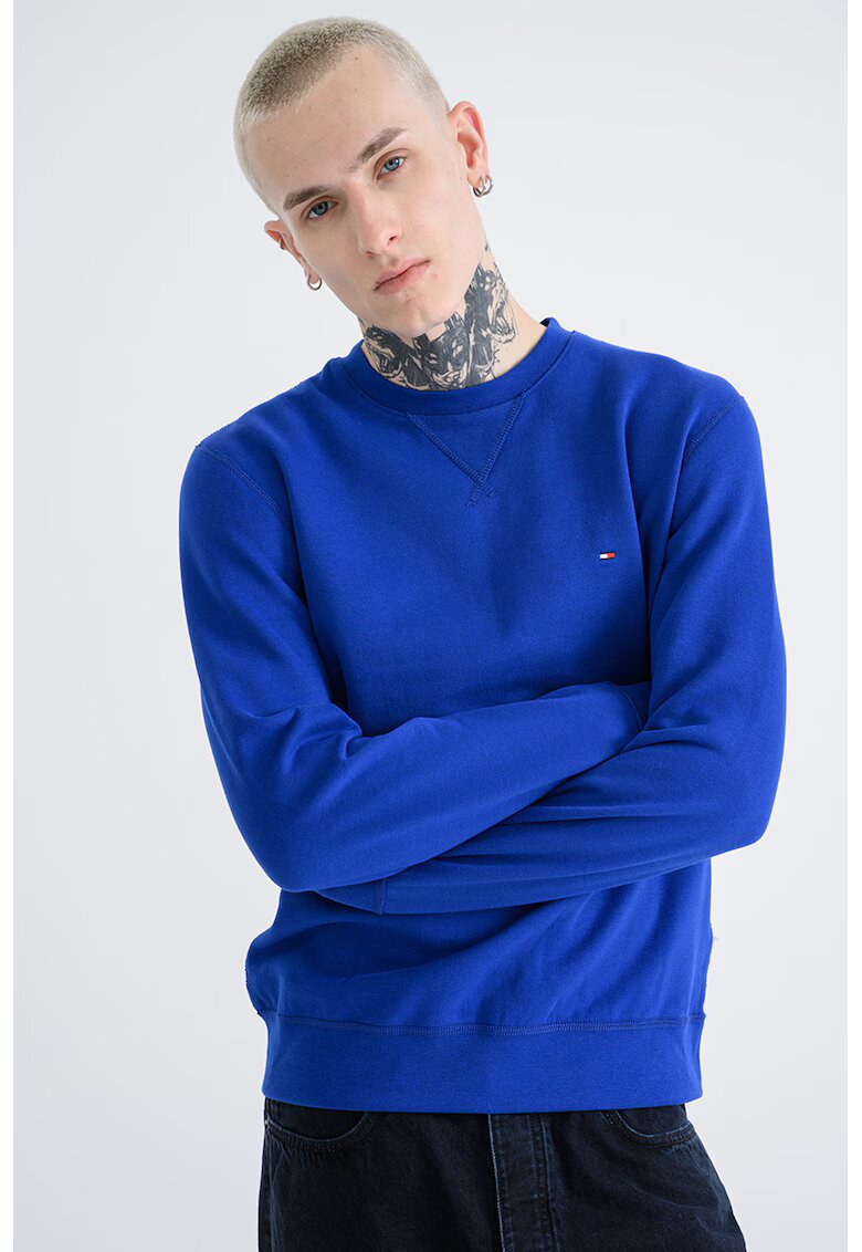 Tommy Hilfiger Bluza de trening cu captuseala de fleece - Bleumarin