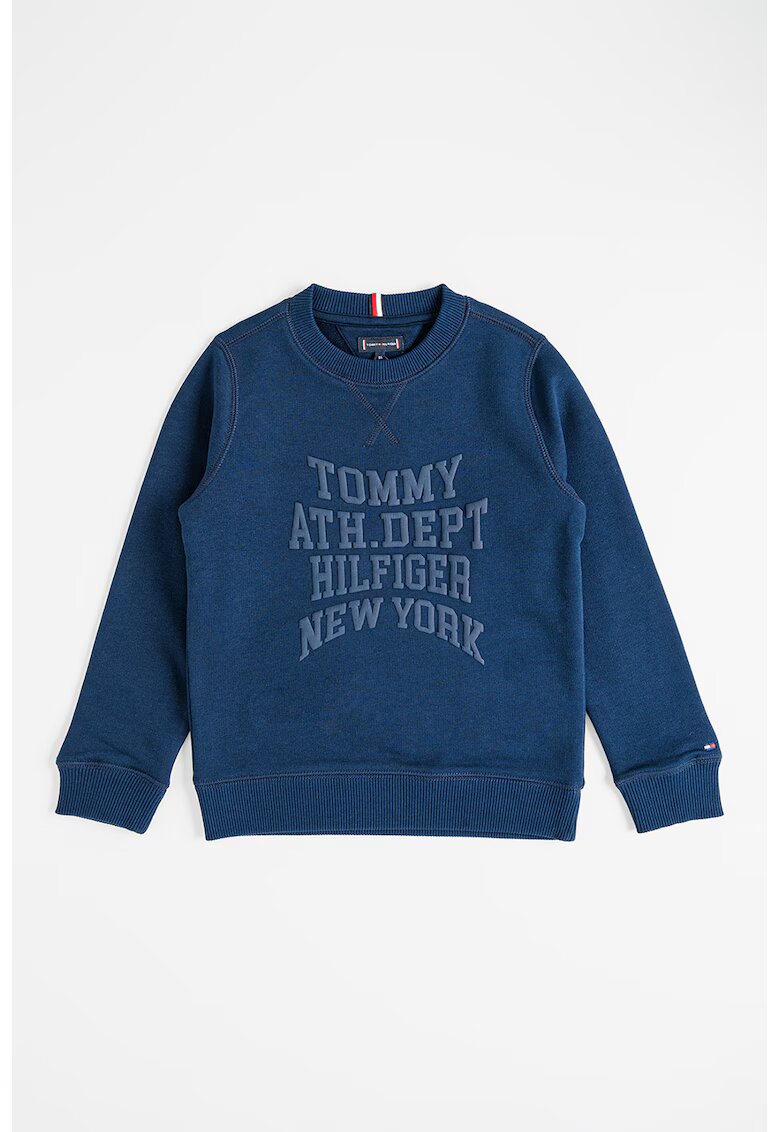 Tommy Hilfiger Bluza de trening cu imprimeu logo - Bleumarin
