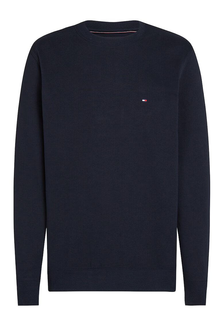 Tommy Hilfiger Bluza de trening din bumbac organic cu logo - Albastru ultramarin
