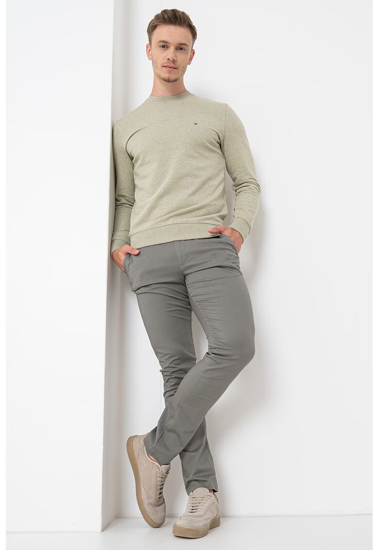Tommy Hilfiger Bluza de trening din bumbac organic cu logo - Verde sparanghel