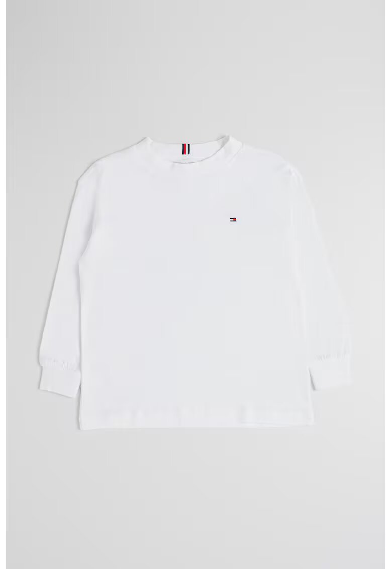 Tommy Hilfiger Bluza din bumbac cu detaliu logo - Alb