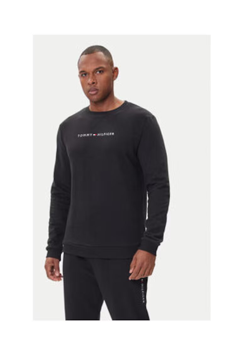 Tommy Hilfiger Bluza Negru - 50% bumbac - 50% poliester reciclat