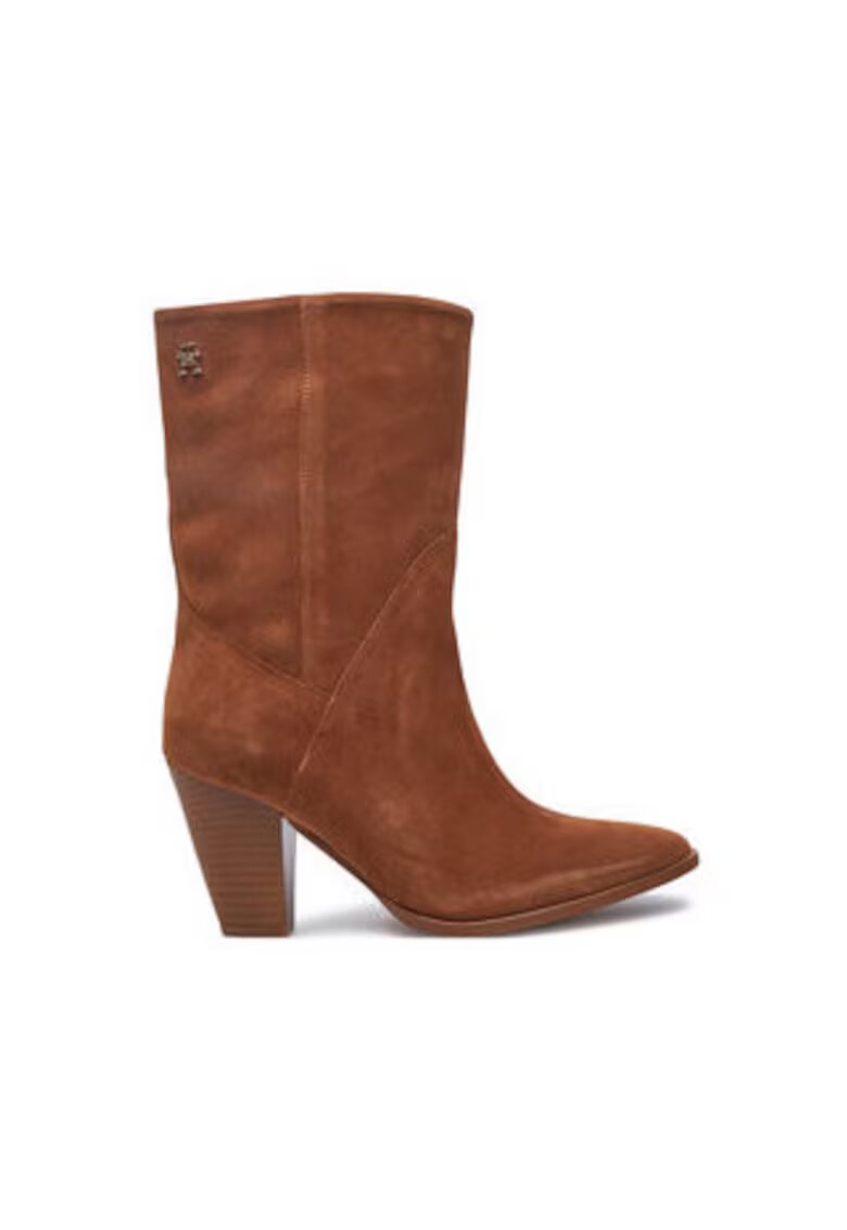 Tommy Hilfiger Botine dama - piele naturala - Maro