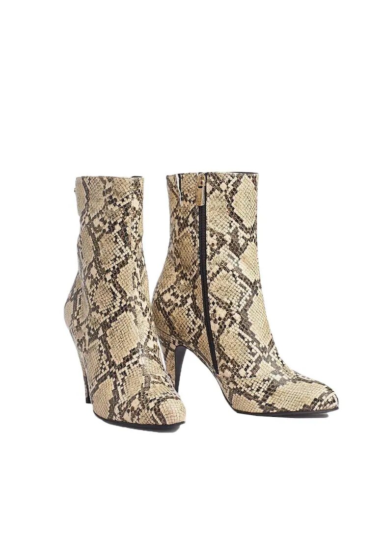 Tommy Hilfiger Botine dama toc stiletto bej - Bej