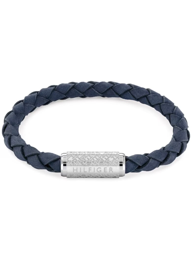 Tommy Hilfiger Bratara Men’s Collection braided leather 2790480 - Argintiu - Albastru