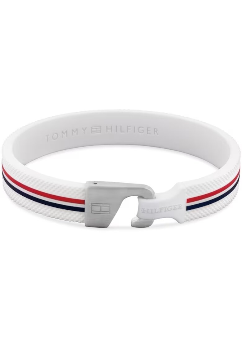 Tommy Hilfiger Bratara silicon 2790607 - Argintiu - Alb