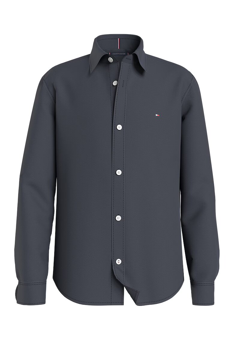 Tommy Hilfiger Camasa cu guler ascutit - Bleumarin