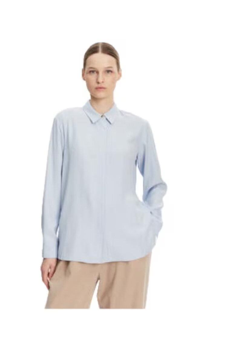 Tommy Hilfiger Camasa Dama - viscoza - albastru deschis