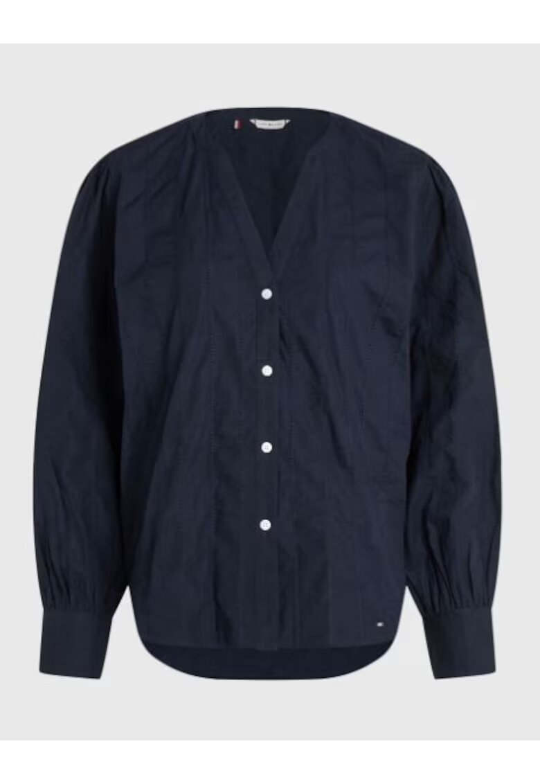 Tommy Hilfiger Camasa din bumbac in V