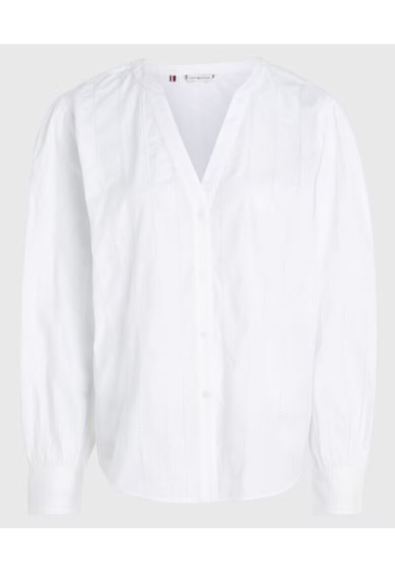 Tommy Hilfiger Camasa in V cu maneca lunga