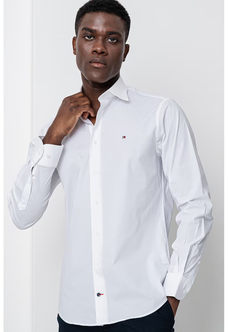 Tommy Hilfiger Camasa regular-fit cu logo - Alb