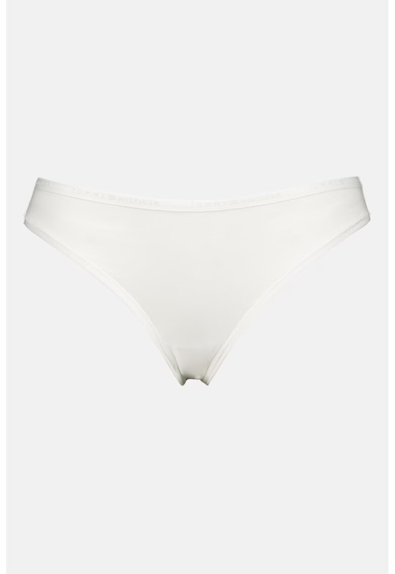 Tommy Hilfiger Chiloti cu banda logo in talie - Alb